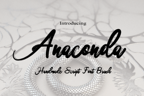 Anaconda Typeface Review: Handmade Script for Editorial Design