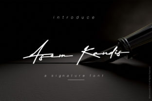 Asem Kandis: Elegant Handwritten Script Fonts for Premium Web Design