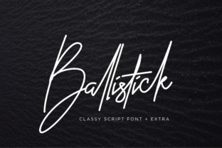 Ballistick: The Contemporary Signature Script for Modern Web Design