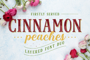 Cinnamon Peaches Family: A Layered Font Solution for Warm Brand Identities