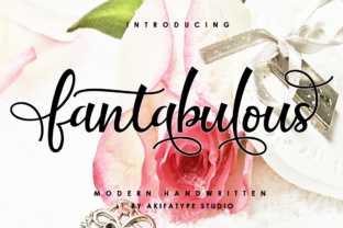 Fantabulous Typeface: Vintage Script for Handmade Brands