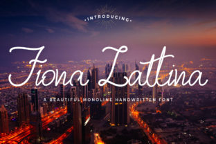 Fiona Lattina: The Elegant Script Handwritten Font for Boutique Branding