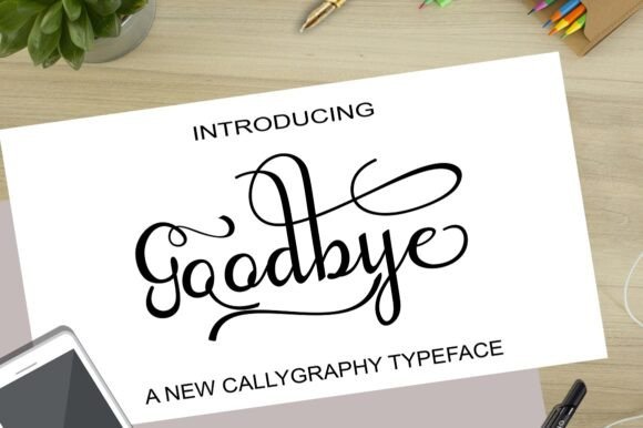 Goodbye Typeface: Elevating Editorial Design with Script Handwritten Fonts