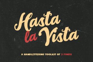Hasta La Vista Trio: The Perfect Handwritten Font for Crafters and Sellers