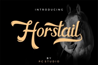 Horstail: A Script Handwritten Typeface for Animal-Loving Brands