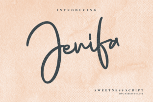 Jenifa: A Modern Script Handwritten Font for Elegant Web Design