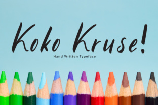 Koko Kruse: The Perfect Handwritten Script Font for Editorial Design