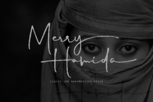 Merry Hamida: A Handwritten Script Font for Elegant Branding