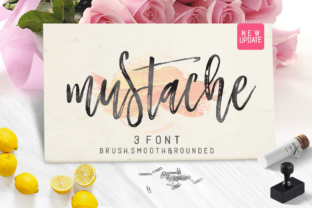 Mustache Family Typeface Review for Handmade Branding