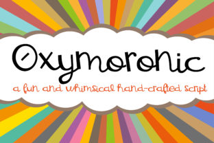 Oxymoronic: The Handwritten Script Font for Bold Campaigns