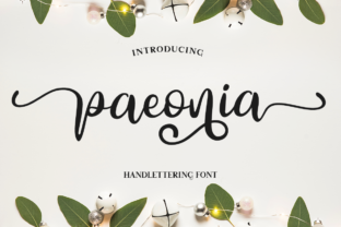 Paeonia: Elegant Script Handwritten Fonts for Modern Branding