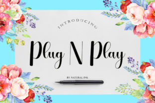 Plug N Play: A Modern Script Typeface for Digital Branding