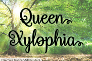 Queen Xylophia: The Elegant Script Handwritten Font for Digital Branding
