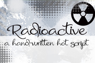 Radioactive Typeface: Elevating Digital Brand Identity with Handwritten Script Fonts