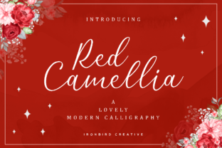 Red Camellia: A Luxurious Script for Modern Design