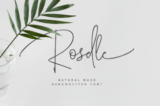 Roselle Script Handwritten Fonts for Elegant Web Design