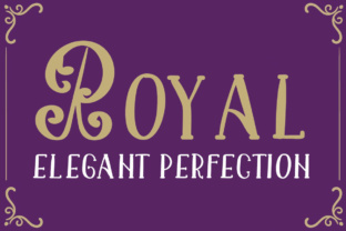 Royal Elegant Typeface for Editorial Design and Brand Identity