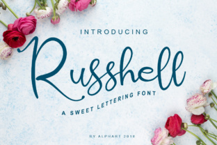 Russhell: The Sweet Script Font for Elegant Campaign Design