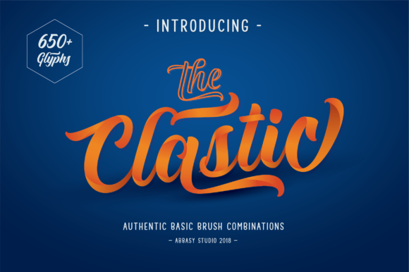The Clastic: Authentic Brush Script and Sans Fonts for Editorial Design