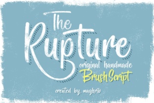 The Rupture: The Brush Script Font for High-Impact Campaign Visuals