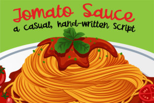 Tomato Sauce: The Casual Handwritten Script for Authentic Branding
